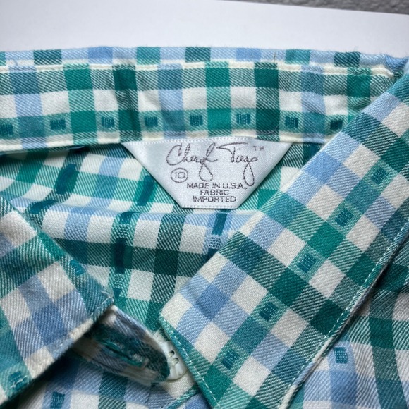 Rare NWT 1980s Deadstock Cheryl Tiegs Button-Down Shirt Size 10 Sears Made USA - Picture 3 of 12